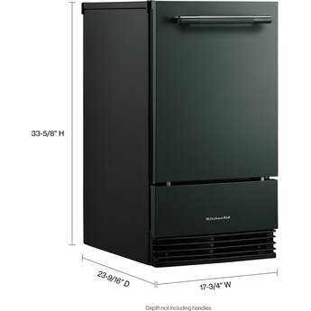 KitchenAid 18 Inch Automatic Ice Maker With Drop-Down Door And Pump: Juniper — thumbnail 3